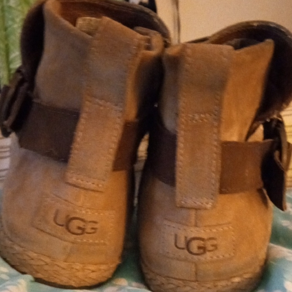 UGG Brown Boots with Buckle